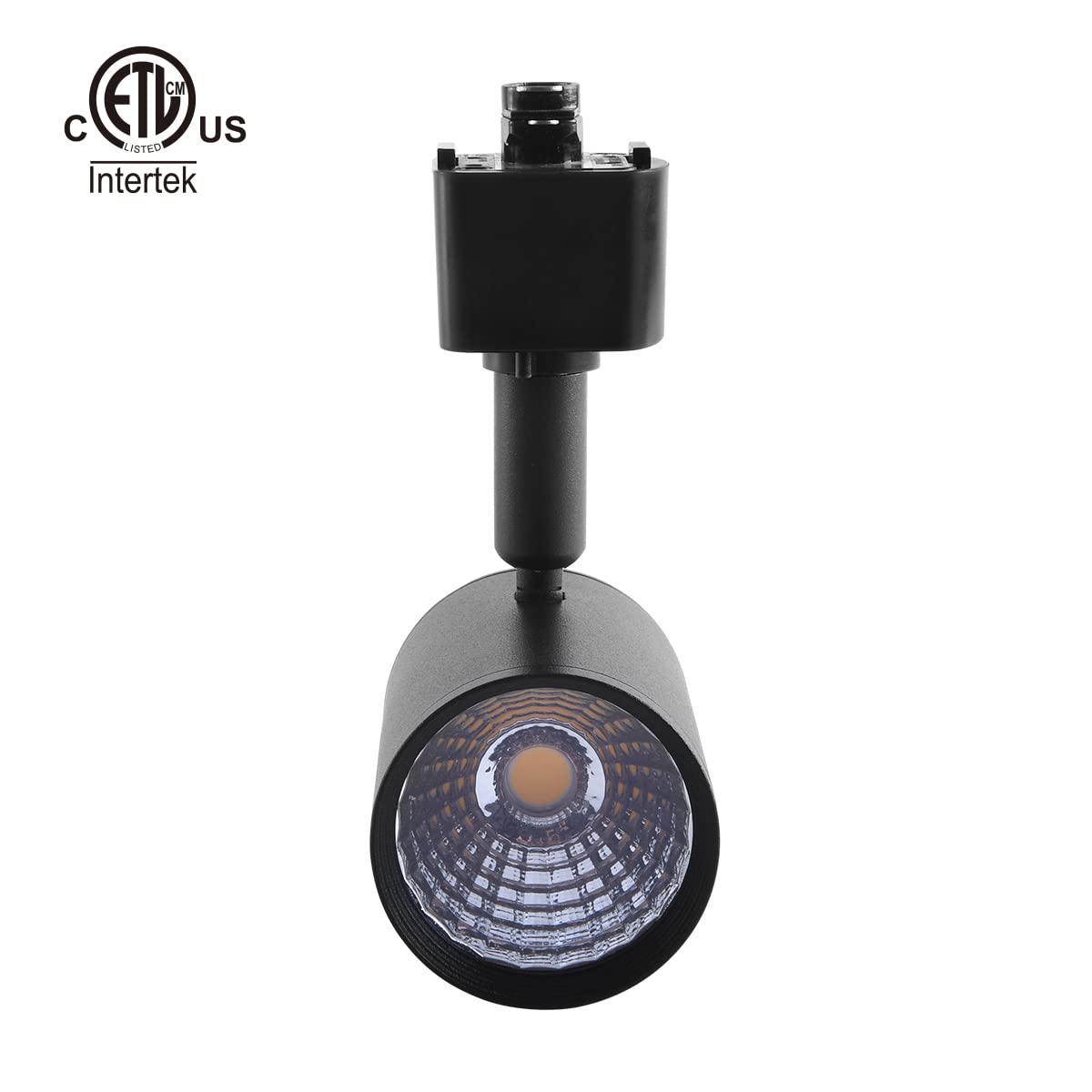 mirrea 6 Pack LED Track Lighting Heads, 6.5W, 24°, Black, 3000K Warm White, Compatible with H Type Track Lighting