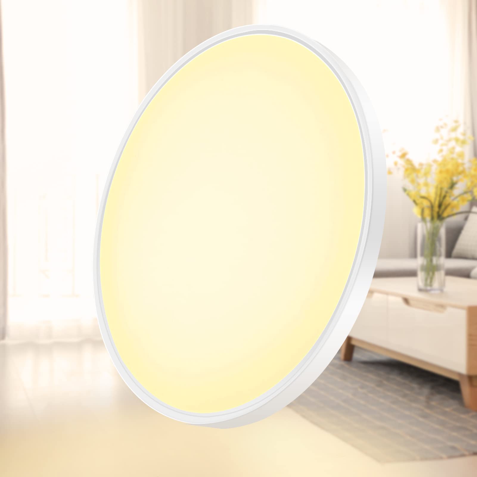 inShareplus LED Ceiling Light 32W 3800LM Flush Mount 15.7inch Warm White Model LV400