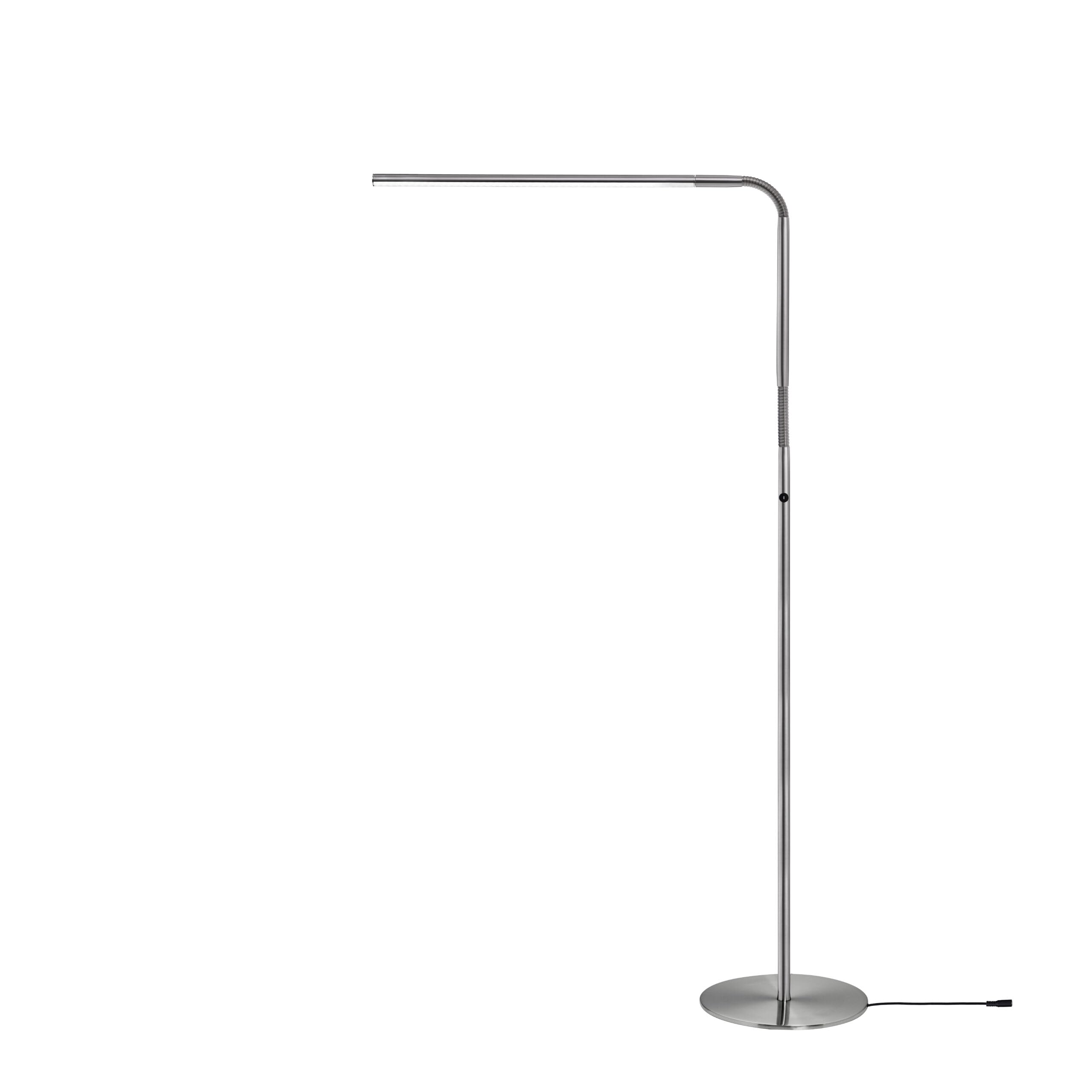daylight Slimline 3 LED Floor Lamp, 80 CRI, 1,065 Lumens, 4 Brightness Levels, White, Model 809802351187, 1 Count