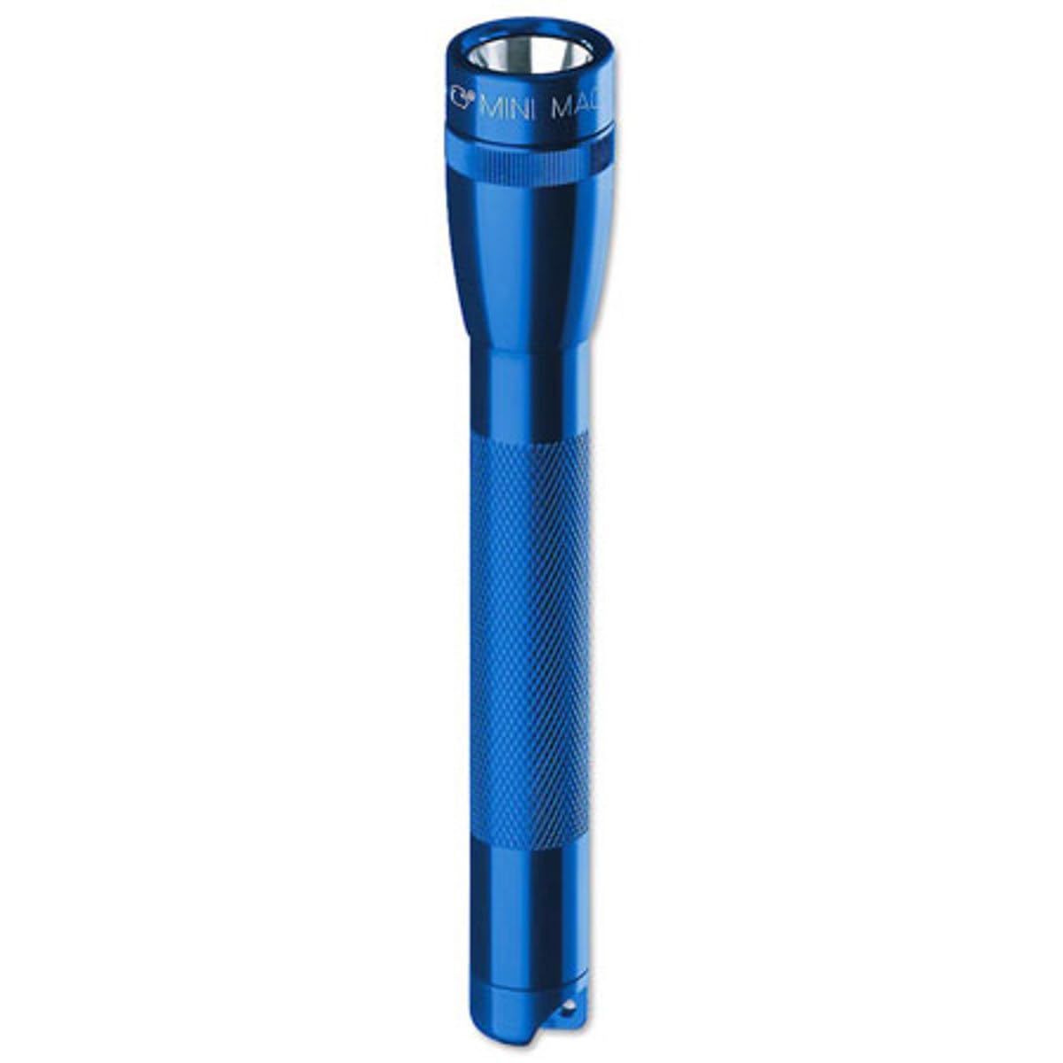 Maglite Mini Incandescent 2-Cell Aa Flashlight With Holster, Blue