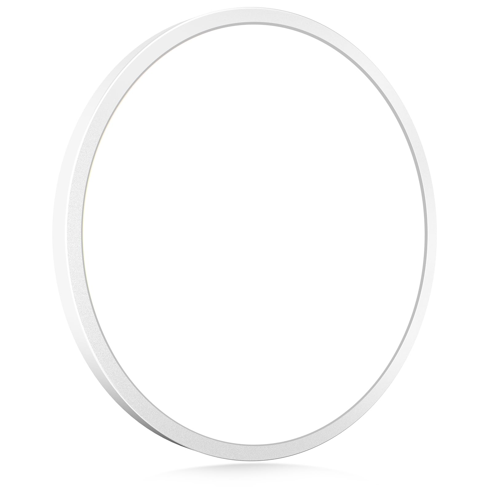 hepside 1Pack LED Flush Mount Ceiling Light Fixture  15Inch 30W  Dimmable&3000K/3500K/4000K/5000K/6500K Adjustable Low Profile Ceiling Lights  Round Flat Ceiling Light for Kitchen Hallway-White