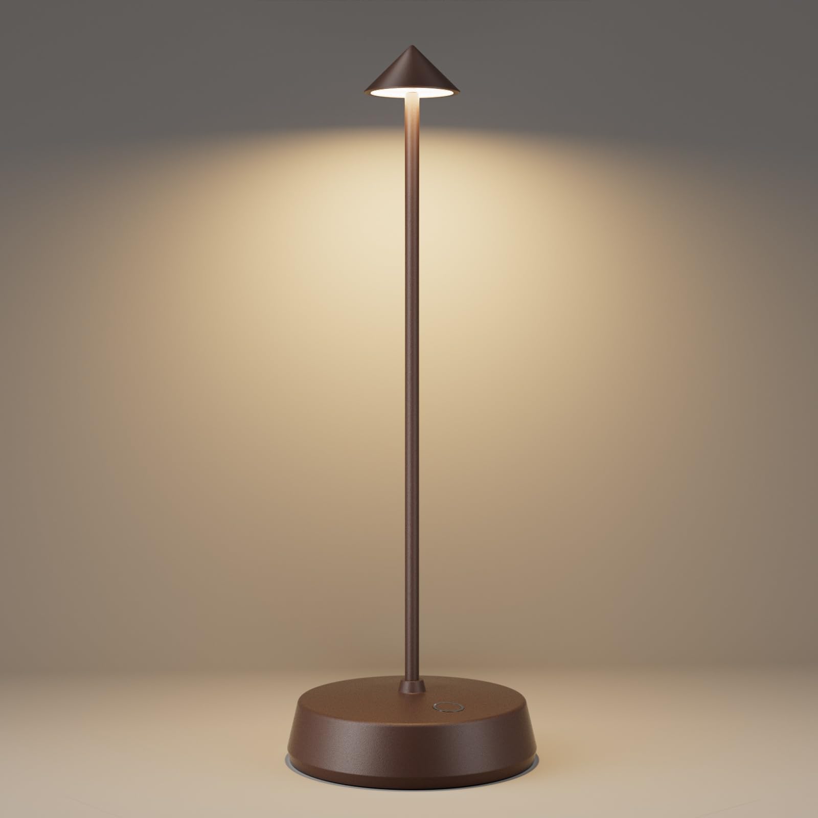 Cordless Table Lamp Rechargeable LED Battery Operated 6000mAh Touch Dimmable Small Lamp Outdoor Waterproof Portable Wireless Des