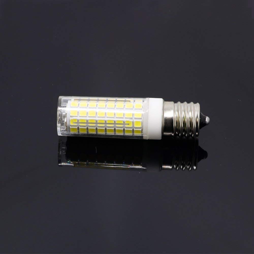 Ltyy E17 Led Bulb,Dimmable 8W,80W Halogen Bulb Equivalent,800Lm,Ac120V,E17 Bulb White 6000K,For Over Counter Microwave Ovens(Pac