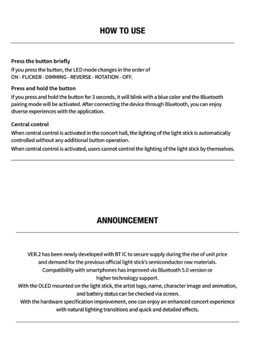 Stray Kids - Official Light Stick Ver.2