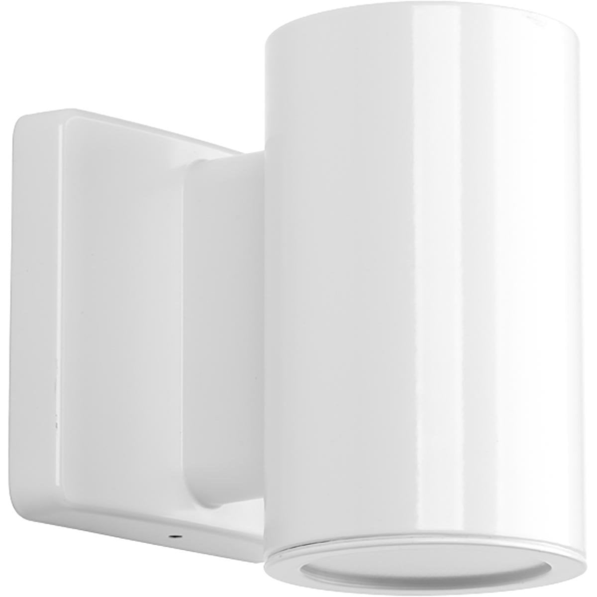 Progress Lighting LED Outdoor Wall Lantern, 3in Up/Down Light, White, Aluminum, 4-1/2 Inch Diameter, Model P563000-030-30K