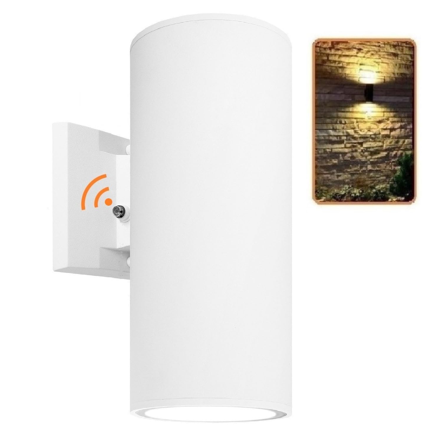 Zuukole Dusk To Dawn Sensor Outdoor Wall Light, Exterior Lighting - Etl Listed, Die-Casting Aluminum Waterproof Wall Mount Cylin