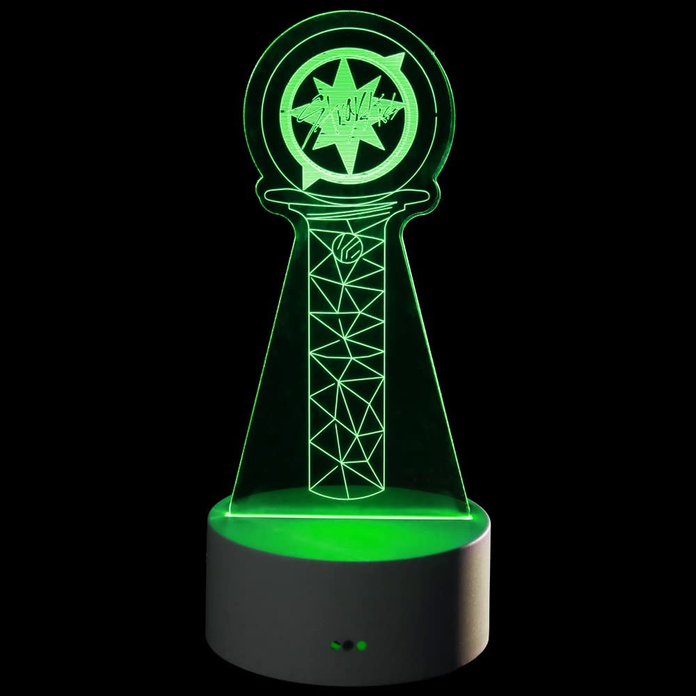 WGEEEY Kpop Stray Kids LED Night Light - 16 Colors, USB, Remote Control, White, Home Room Decoration