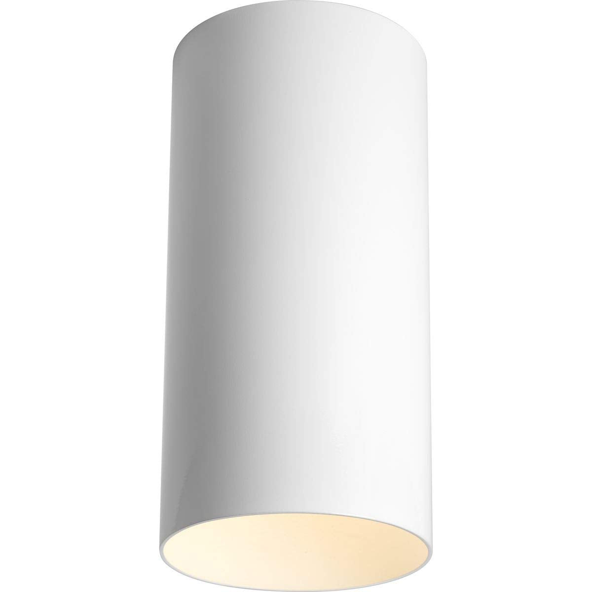 Progress Lighting P5741-30 Outdoor Cylinder Light, Aluminum, 6-Inch Diameter x 12-Inch Height, White