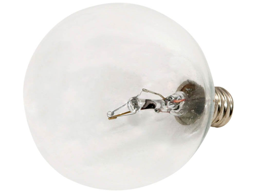 Bulbrite KR25G16CL G16 Globe Chandelier Bulb 25W Candelabra Base Copper Finish