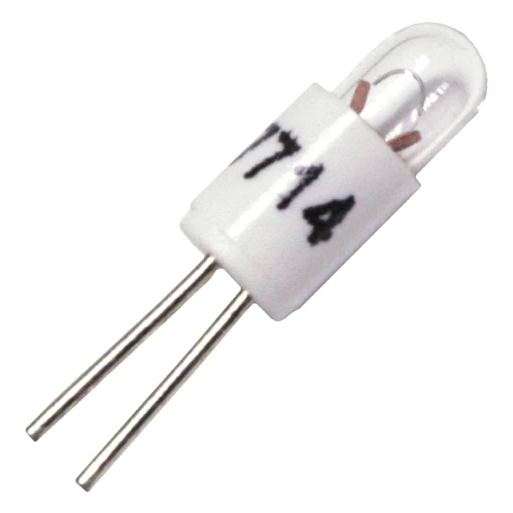Eiko 7714 T-1 Bi-Pin Base Halogen Bulb, 5V/0.075 Amp