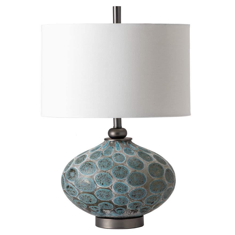 Crestview Collection CVABS1902 Simons Table Lamp with Night Light Accessories, Brown