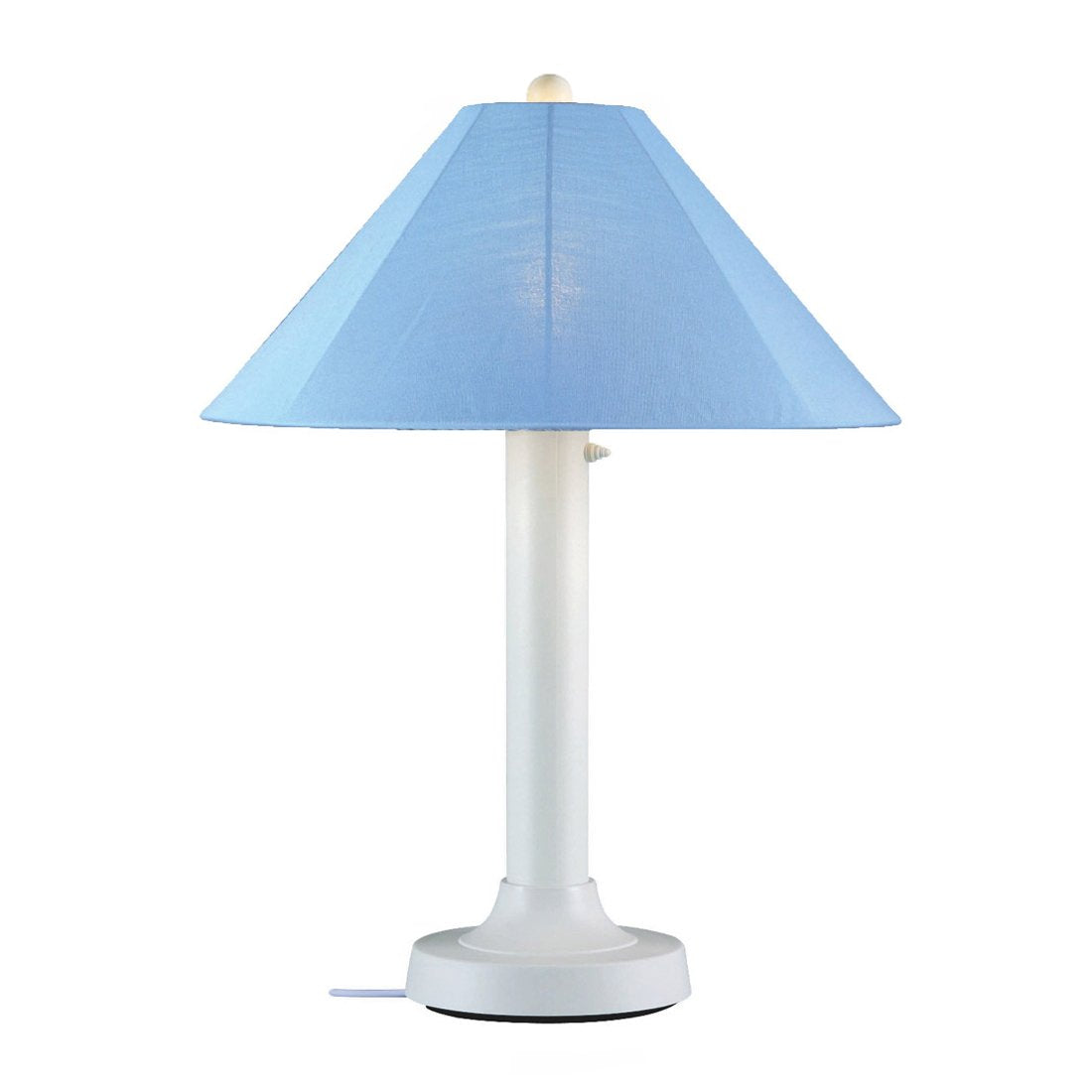 Patio Living Concepts Outdoor Table Lamp, Model 39641, Plastic, White