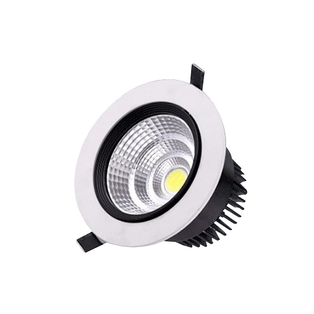 OZZKI Recessed LED Recessed Downlight 6000K Daylight High Color Rendering Certified Downlight Baffle Trim Daylight Low Profile S