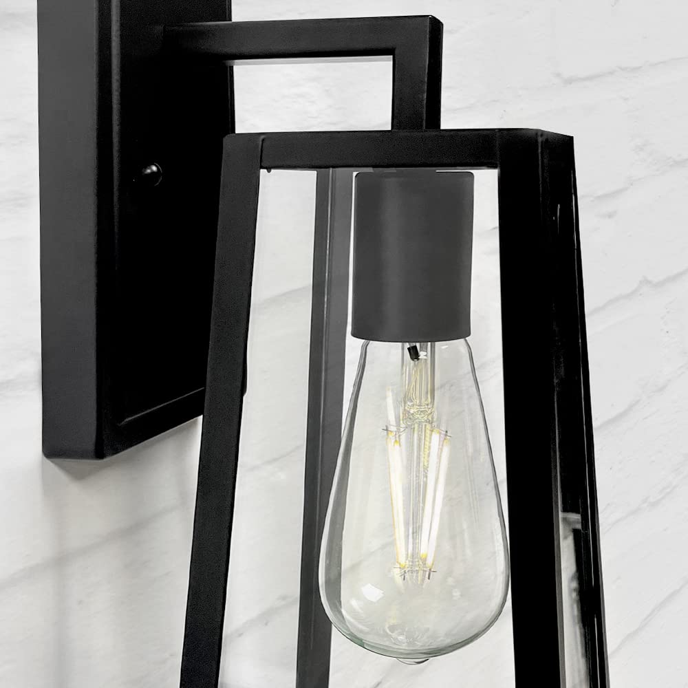 Maxxima St19 Dusk To Dawn Led Edison Light Bulb, 60 Watt Equivalent, 800 Lumens, 2700K Warm White, Vintage Styled Filament Light