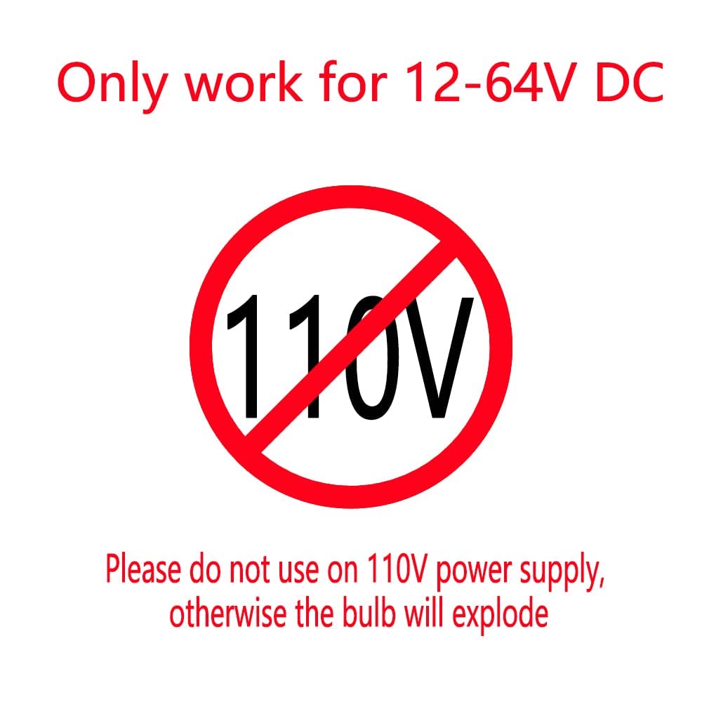 Konpway 12V Low Voltage Led Light Bulbs - Neutral 7W(Only For 12-36V), Pack Of 2
