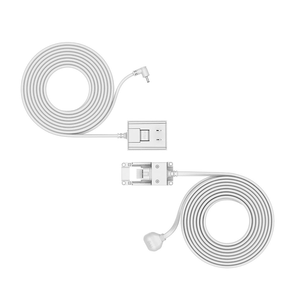 Ring Indoor/Outdoor Power Adapter Barrel Plug for Stick Up Cam - White, Model 53-023035