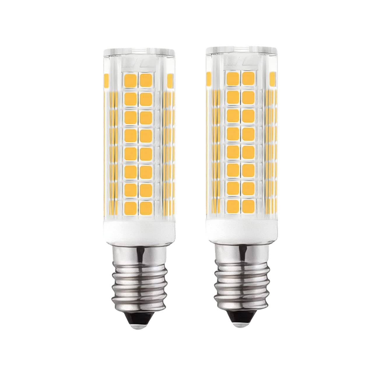 Huimeiia 2Pcs E14 Base Led E14 European Base Bulb 7W Equivalent 70W Incandescent Bulb Ac110-130V For Cooker Hood Daylight White 