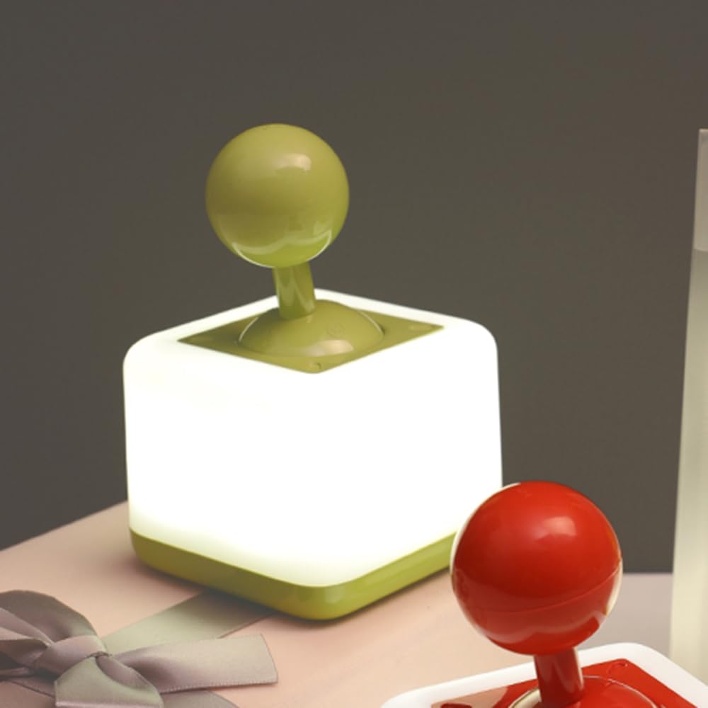 ipalmay Bedside Night Light, USB Rechargeable, Toggle Switch, Medium Size, Green, Model PM110