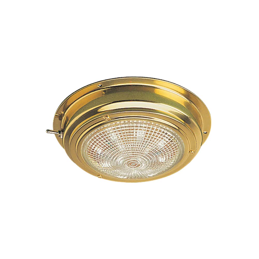 Sea-Dog Brass Led Dome Light - 4&quot; Lens
