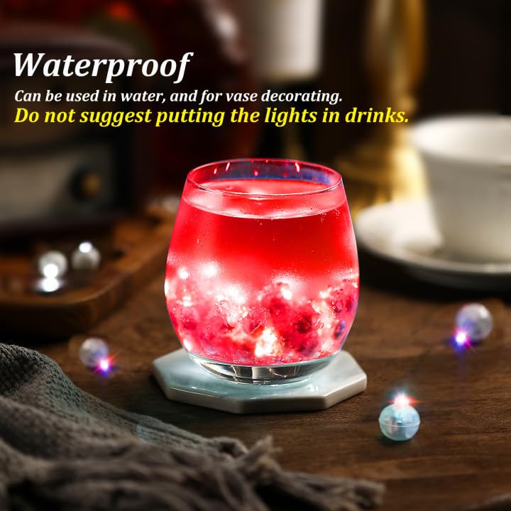 ZGWJ Balloon Lights - 200 Pcs Mini LED Lights for Lanterns & Decorations, Glow Steadily Red, Model A01-Mini, Plastic