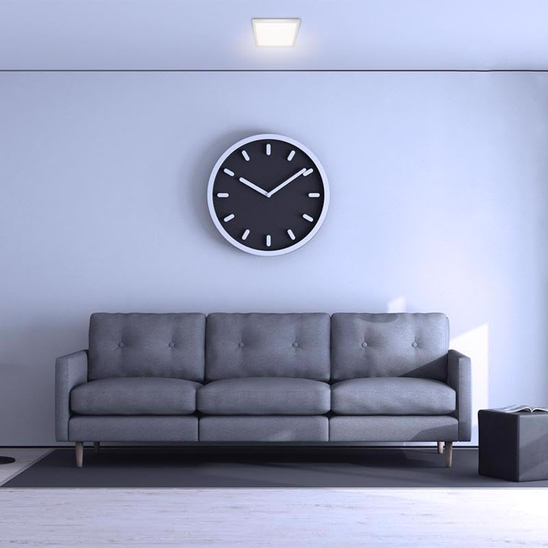 Feit 5 In. W X 5 In. L White Led Flat Panel Light Fixture