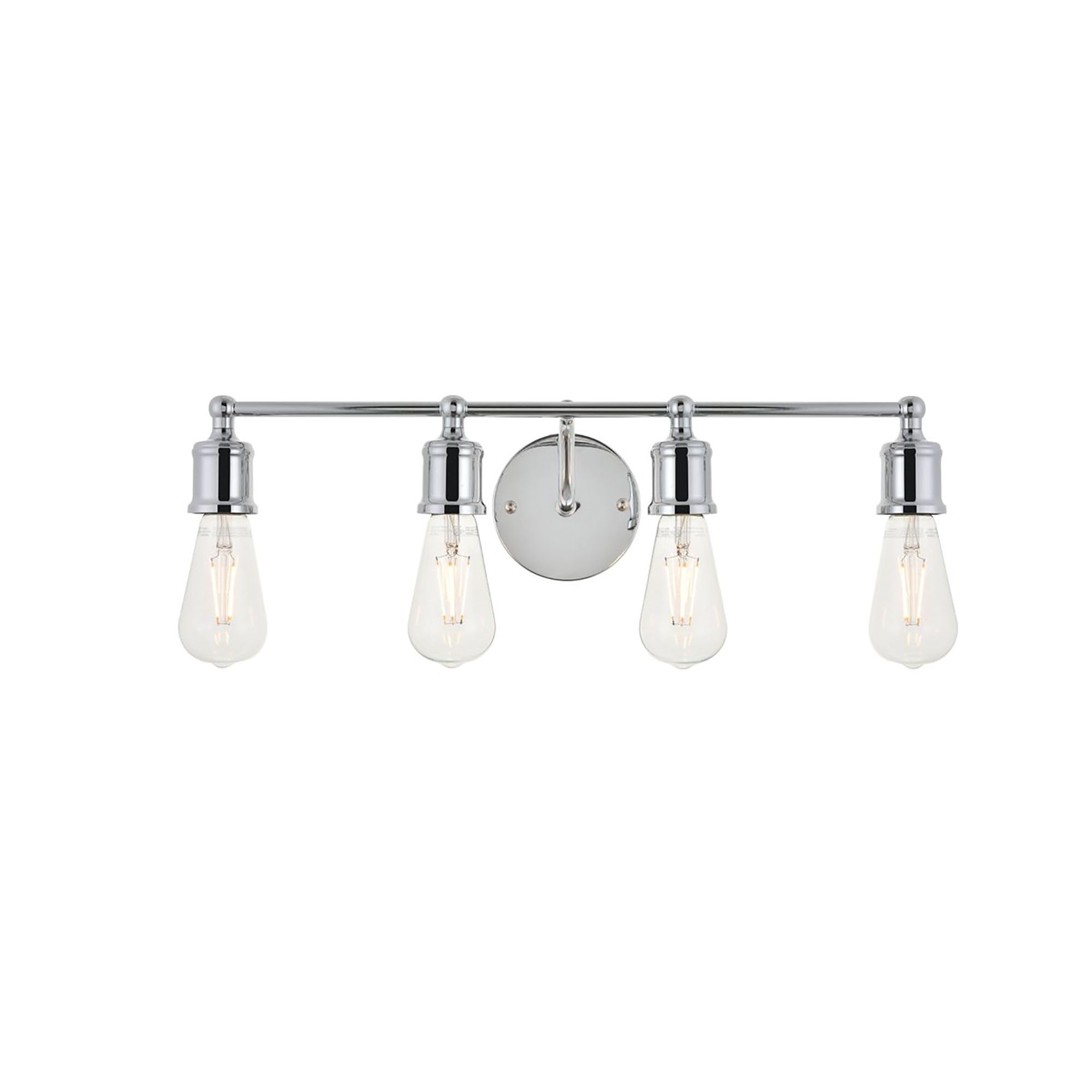 Living District Indoor Modern Home Decorative Bright Ceiling Serif 4 Light Chrome Wall Sconce