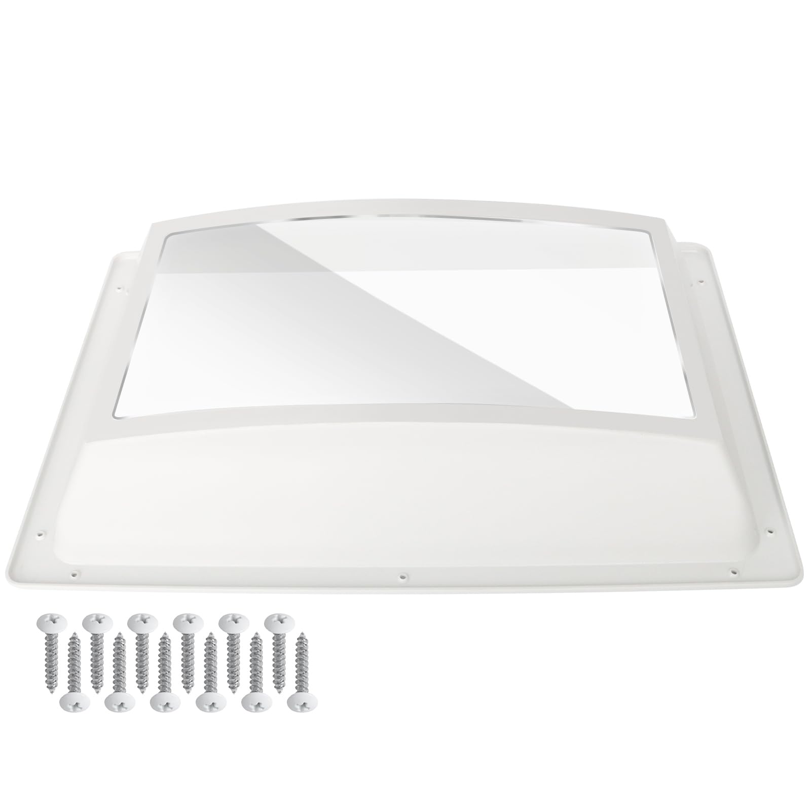 Rv Skylight Replacement Bundle,18'' X 26'' Outer Dome Skylight Fits 14'' X 22'' Openings,Rv Shower Skylight For Camper Trailer F