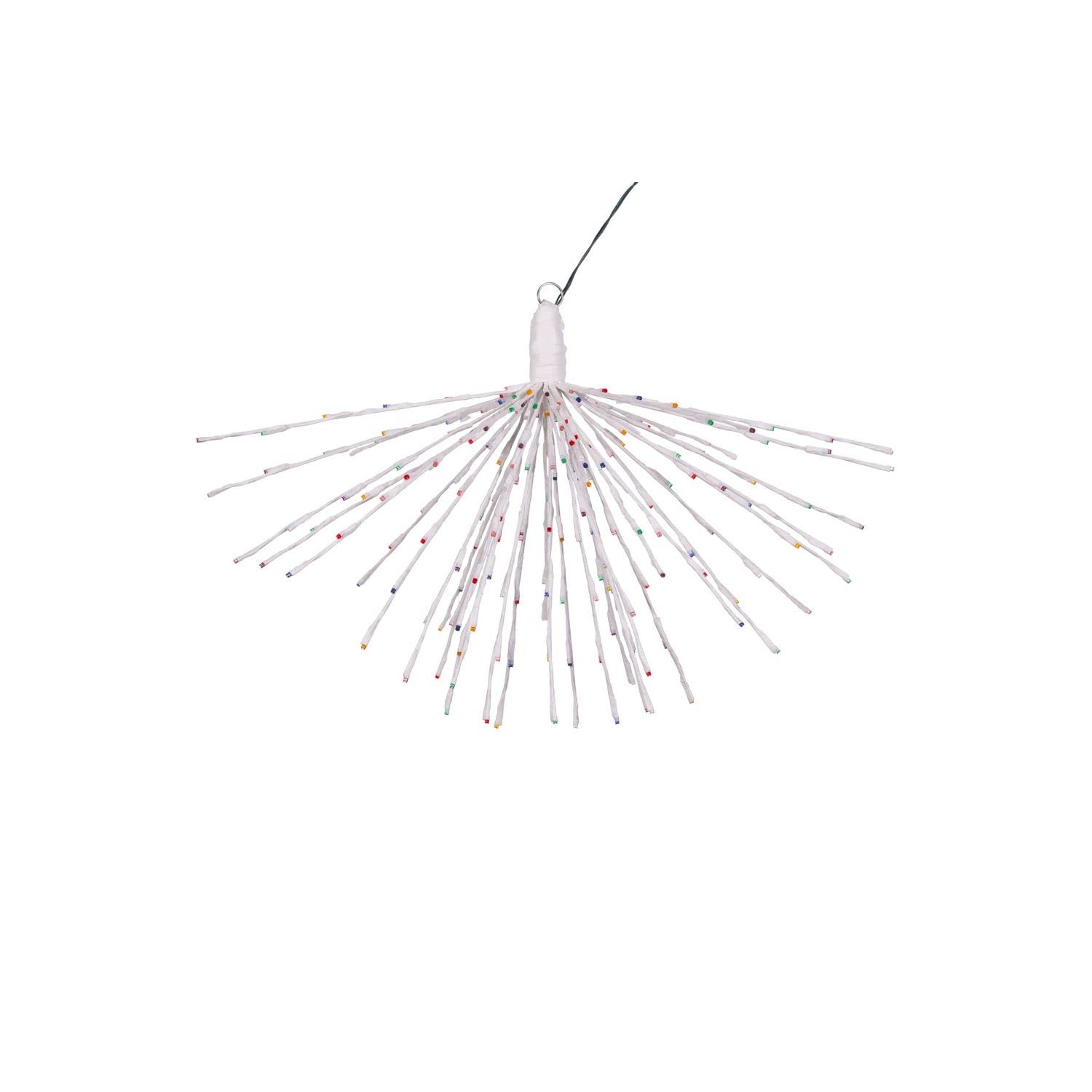 Vickerman 240Lt x 32&quot; White Starburst Multi-Colored 5mm LED Lights.