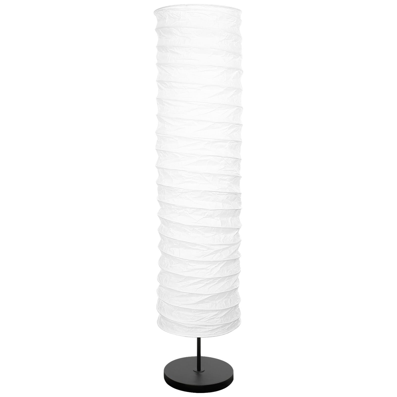 STOBOK Rice Paper Floor Lamp Shade Nordic Style Table Light Cover Floor Standing Lampshade Protector Cover Replacement for Home 