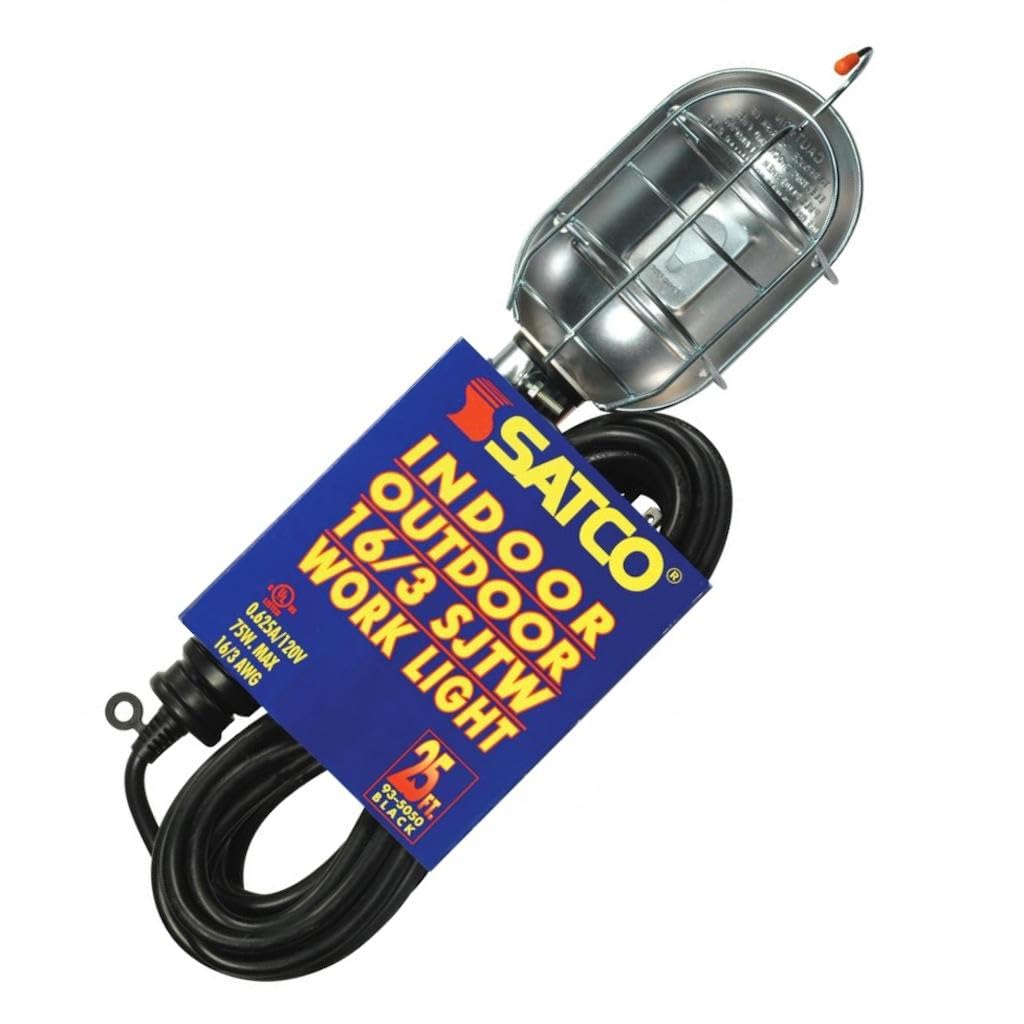 Satco 93-5050 25 Foot, 3 Wire, Color