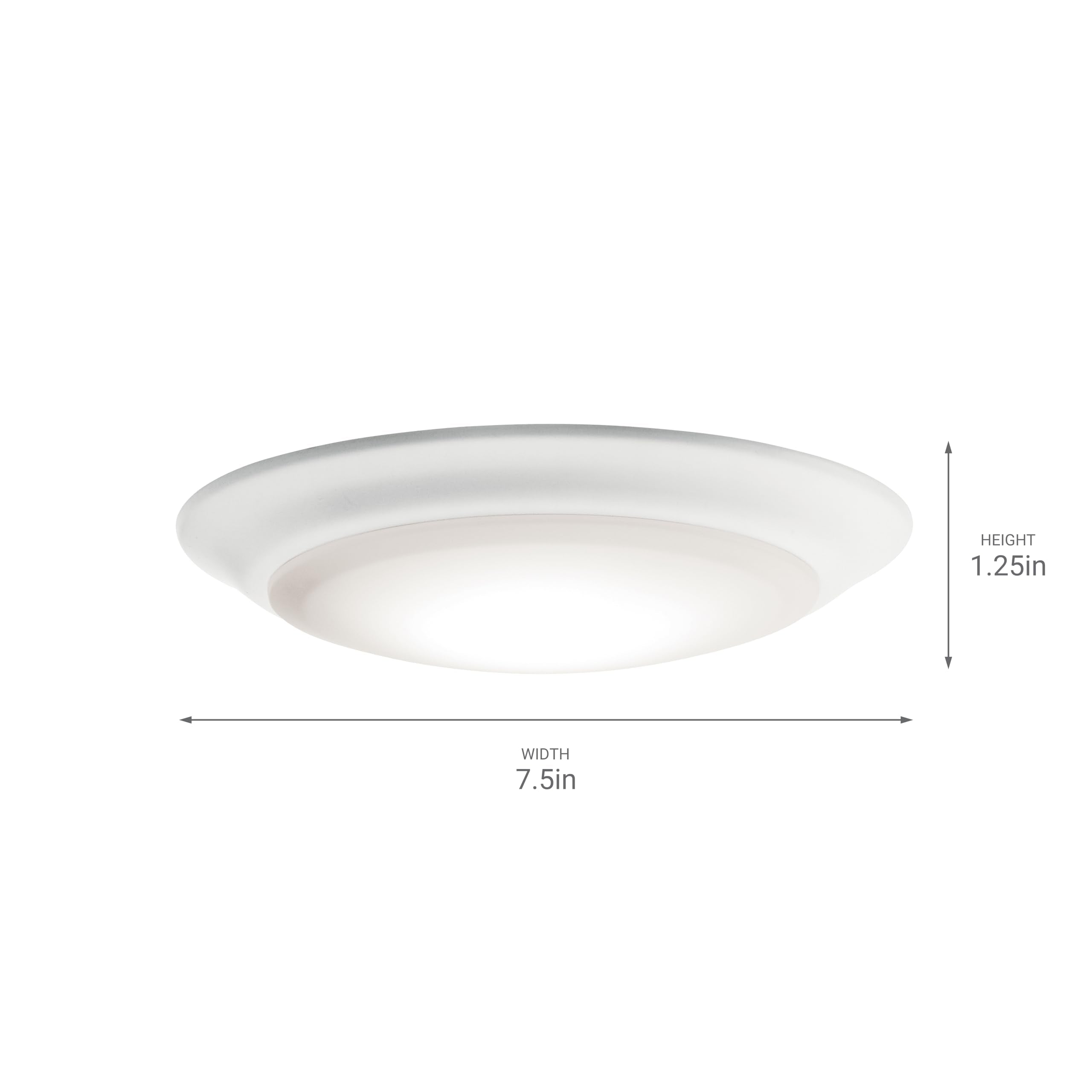 Kichler 43848Whled30T Horizon 6.5'' Led 3000K Downlight In White