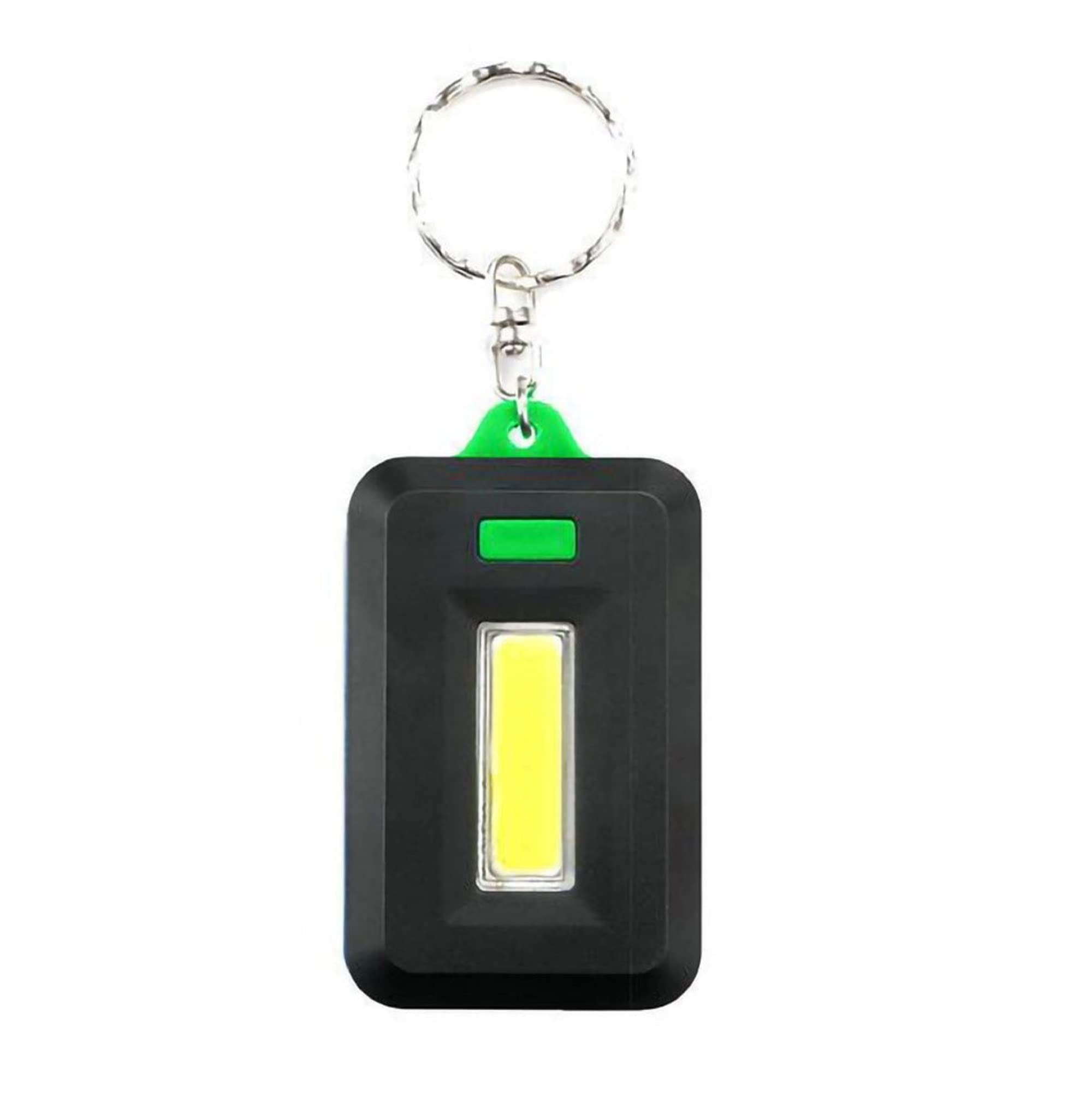 AUGEN Portable Mini COB LED Keychain Flashlight Outdoor Camping Climbing Light Lamp 3 Modes Torch Pocket Emergency Light Use Rug