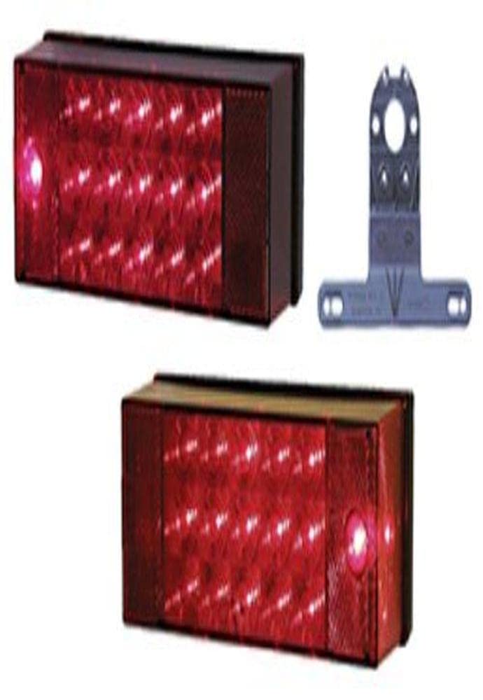 Peterson Manufacturing Peterson V947 Led Stop/Turn/Tail & Side Marker Rectangle Submersible Over 80" Kit