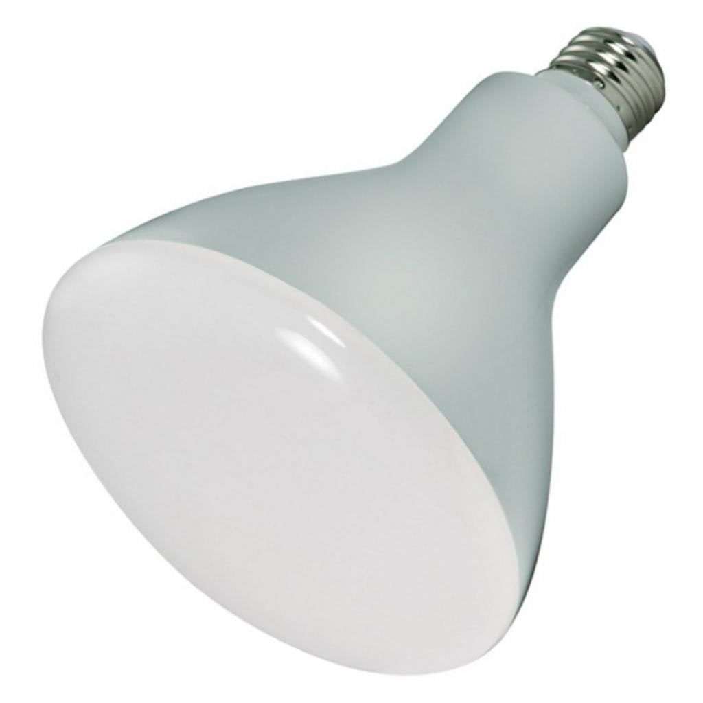 Satco 10W BR30 LED Medium Bulb, Frosted, 5.1875 inches, Model S29628, Copper
