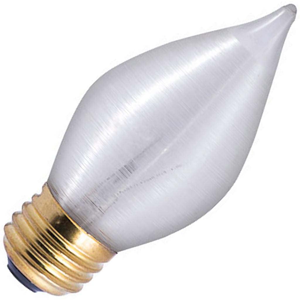 Bulbrite Incandescent C15 Light Bulb, Glass, Satin, E26 Base, 1 Count