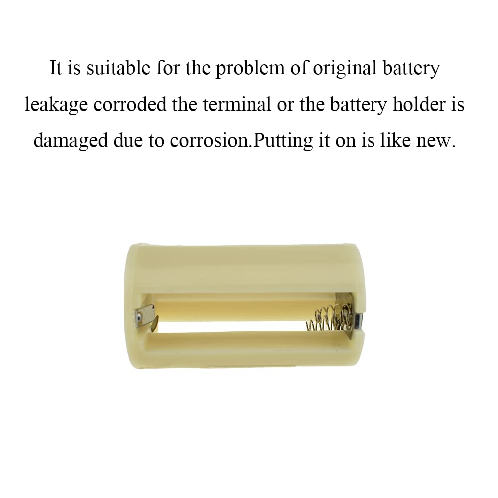 Hahiyo 3Xaa Cylindrical Battery Holder Black Adapter Tube Case Not Corrode Solid Good Contact Bear Battery Leakage Smooth Load F