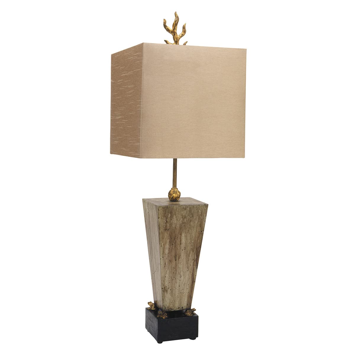 Flambeau Lighting TA1075 Grenouille Table Lamp, 10 x 10 x 31