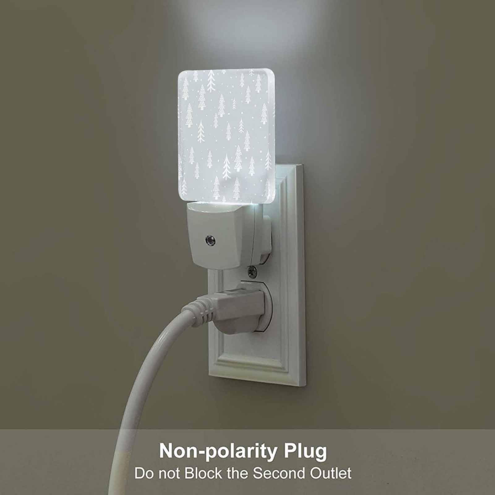 Chrobak LED Night Light - Dusk to Dawn Sensor - Winter Forest Design - Energy Efficient - Model WML-Night-Light-231023-114