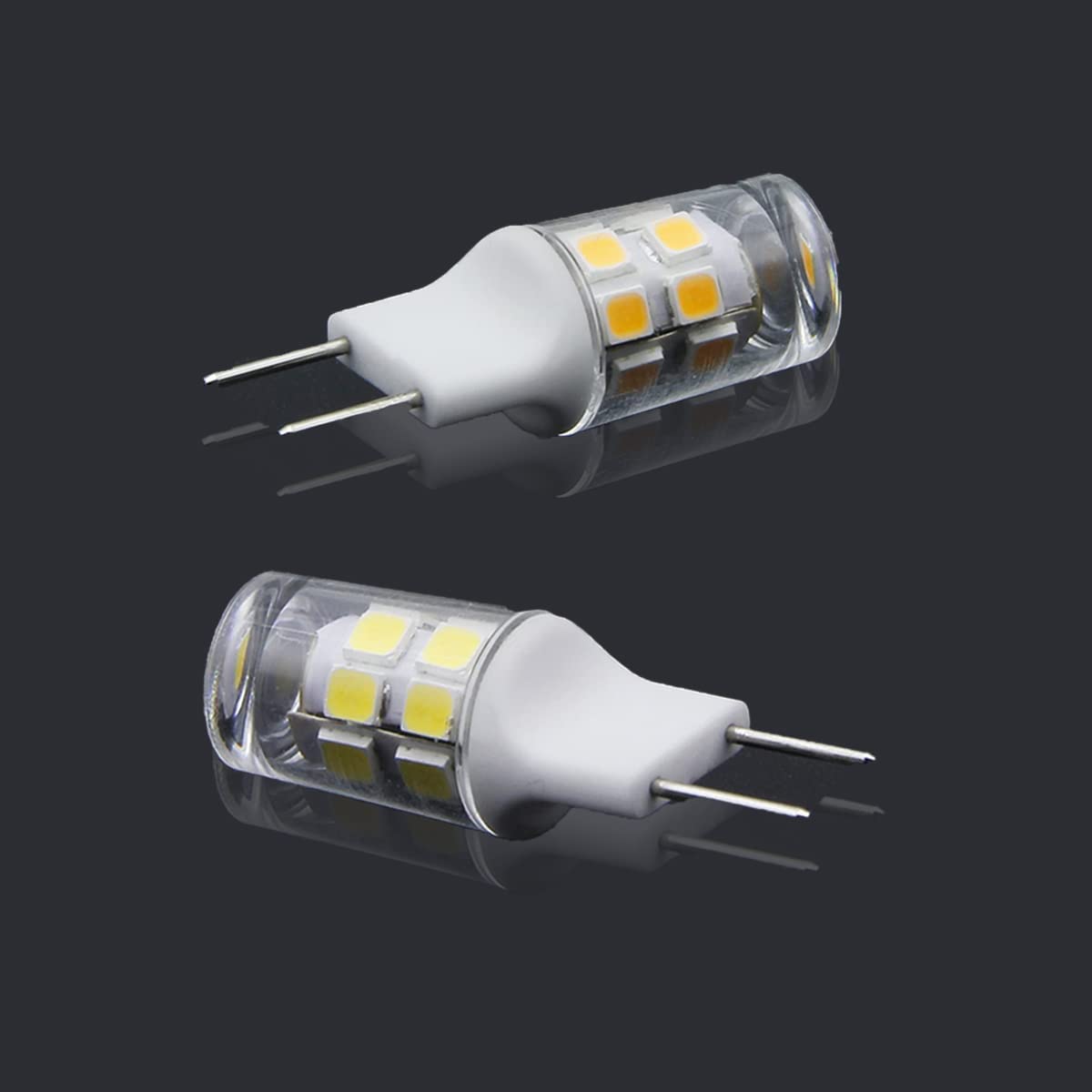 Ssxbf G8 Led Bulb, 20-25W Halogen Equivalent 3W T4 Bulb, Daylight White 6000K, 120V Puck Light Bulbs For Under Cabinet Light, Un