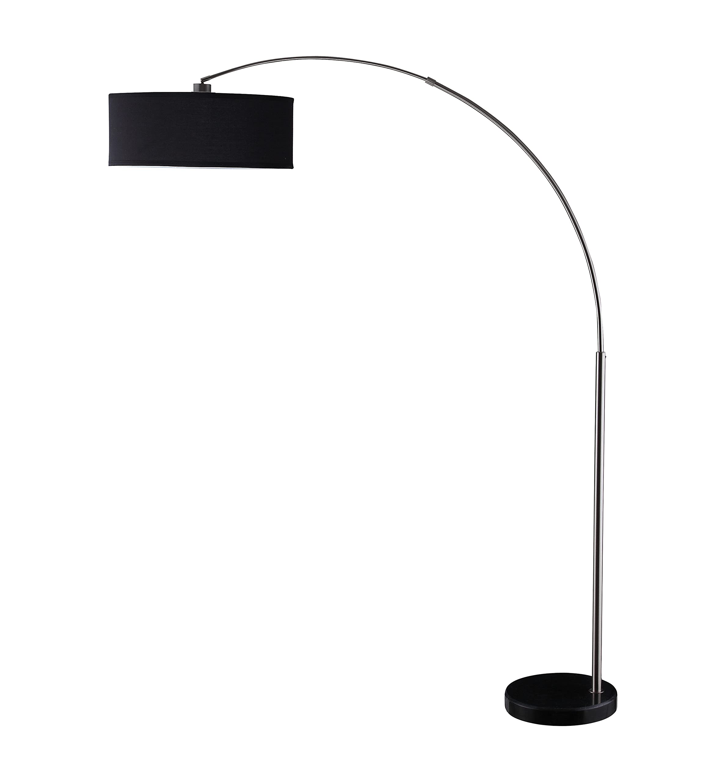 Coaster Home Furnishings Hanging Floor Lamp Black And Chrome, &quot;17&quot;&quot;D X 17&quot;&quot;W X 81&quot;&quot;H&quot; (H)