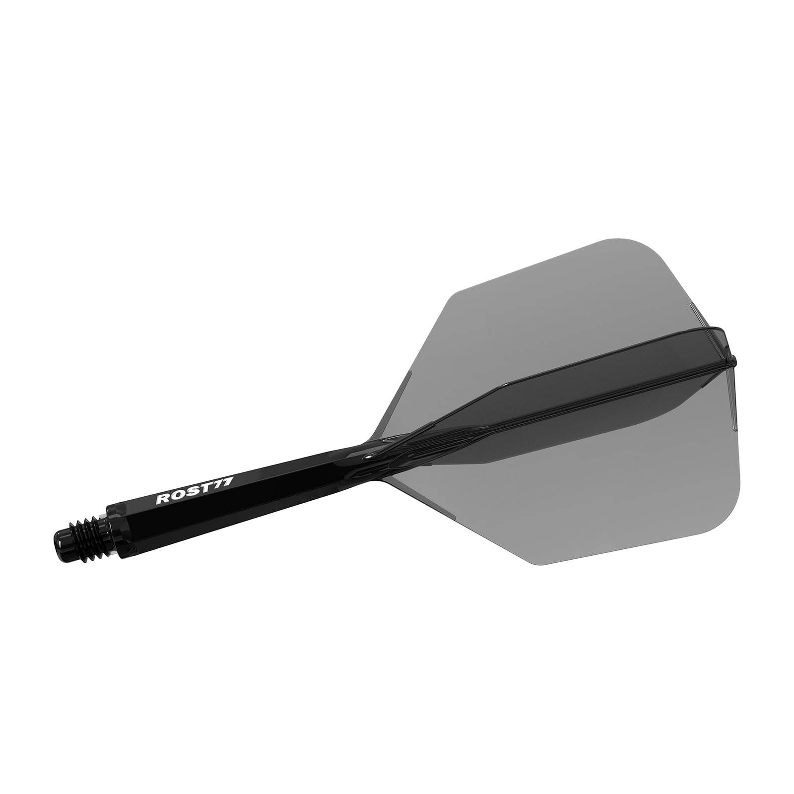 Cuesoul Rost 77 Integrated Dart Shaft And Flight Big Wing Shape Black With White Logo-M