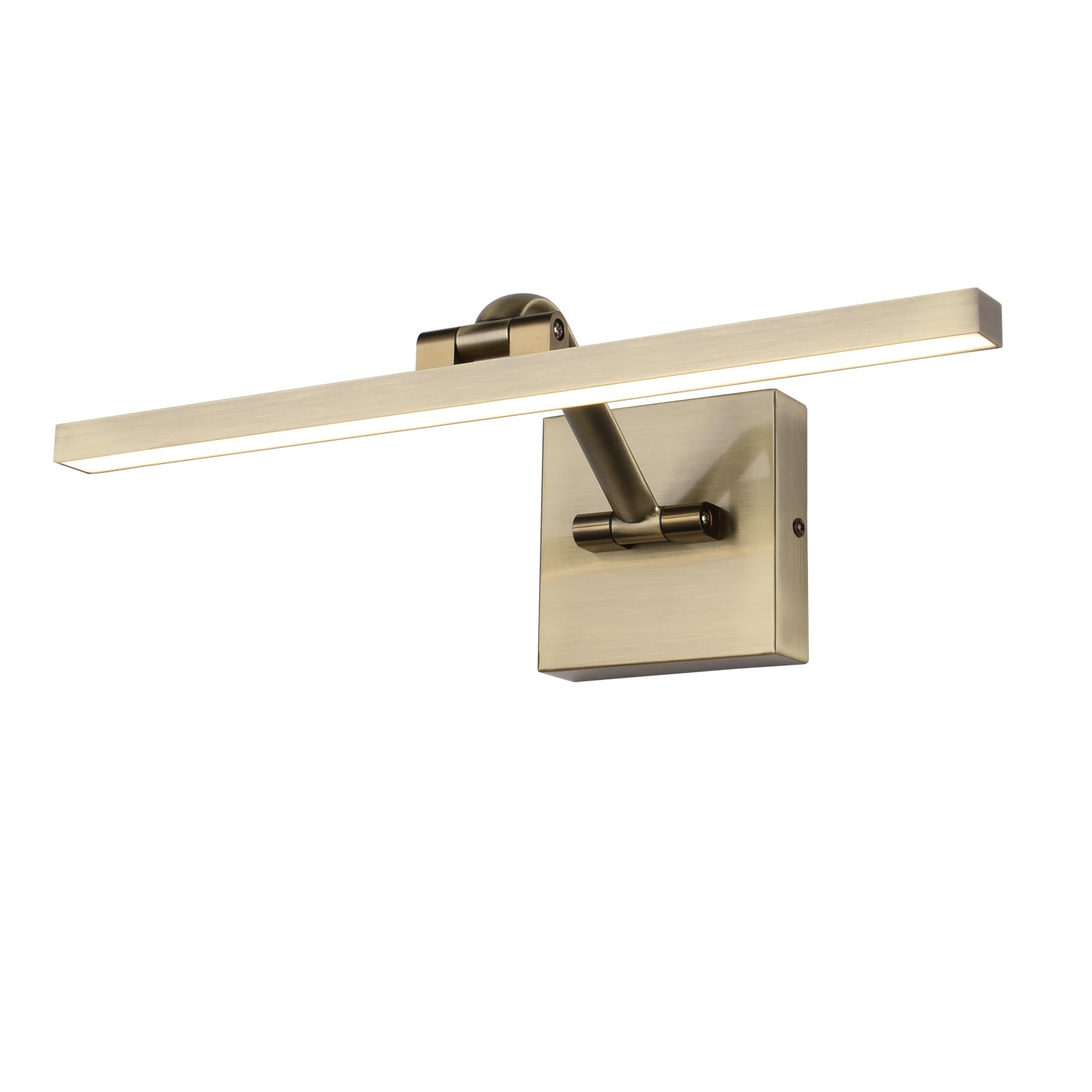 LED Modern Dimmable Picture Lights for Wall 15.75 Inch Hard-Wired Picture Frame Lights for Discomforttings Gallery Light with Adjustable Swing Arm Display Lights For Artwork  7W  Warm White Antique Bronze