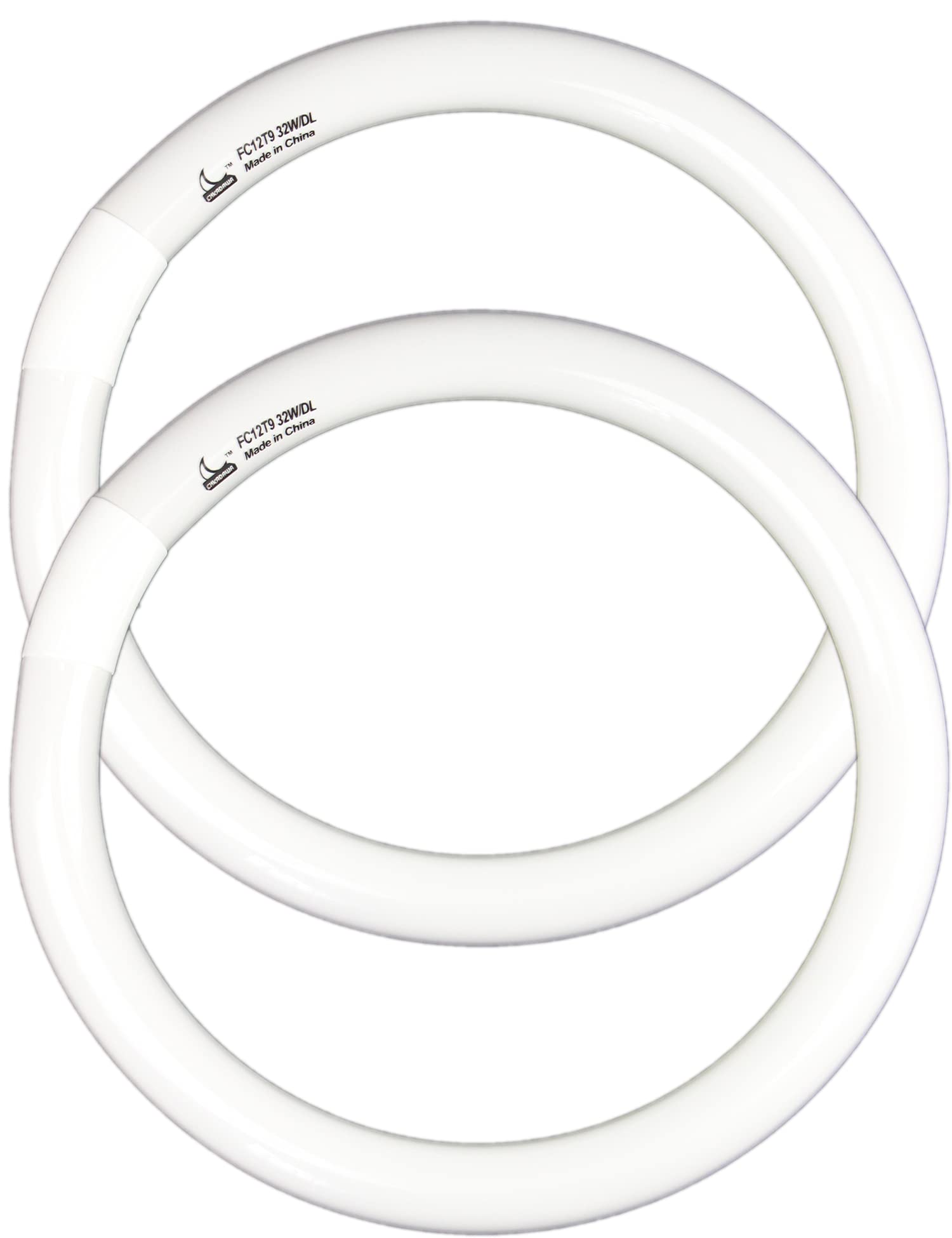 CHKADAWA FC12T9 32 Watts Circline Light Bulbs Daylight, Circular 12 Inch T9 32W Round Fluorescent Bulb Replacement for Circle Ce