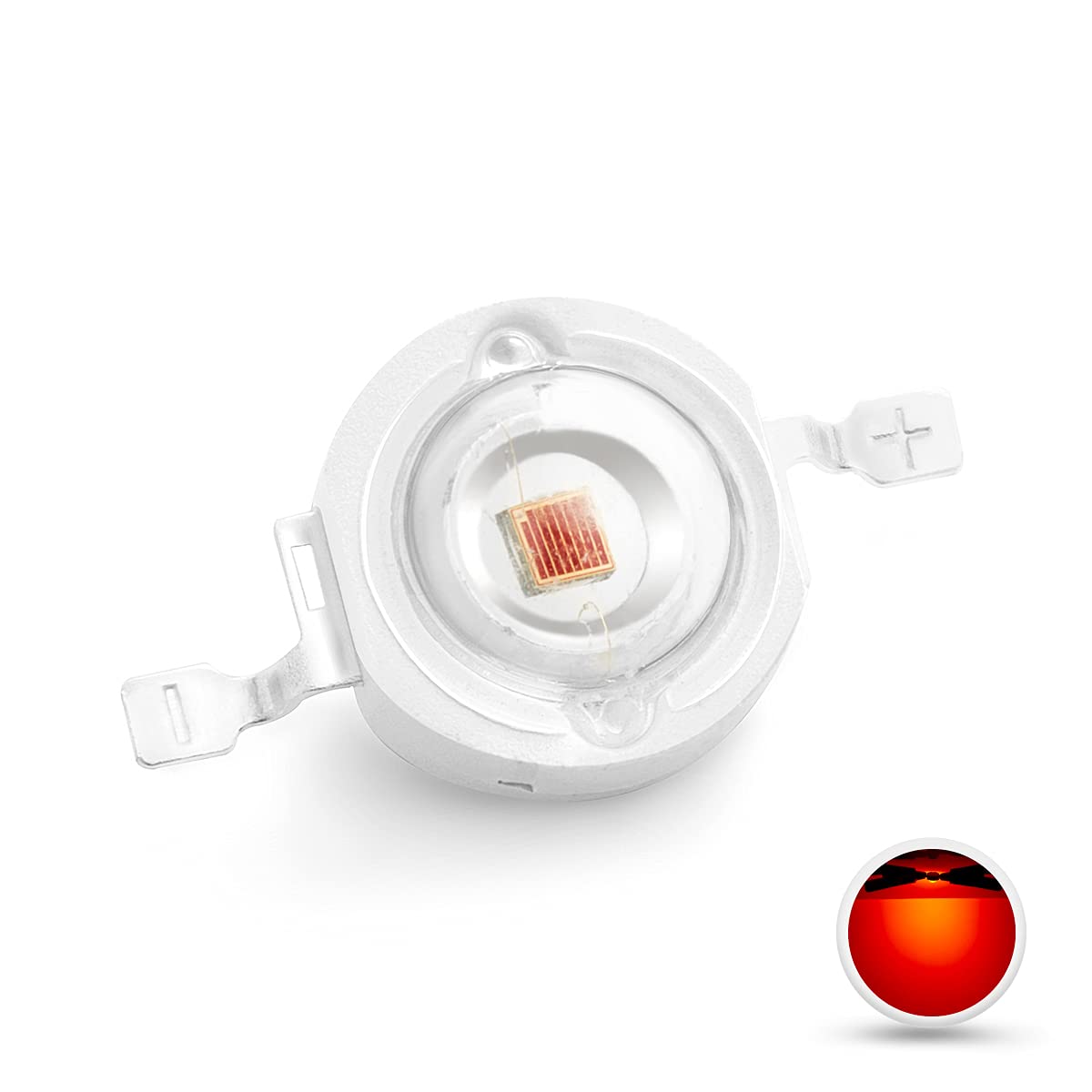 Chanzon 10 Pcs High Power Led Chip On Board 3W Orange (400Ma - 500Ma / Dc 2V - 2.4V / 3 Watt) 3 W Super Bright Intensity Smd Cob