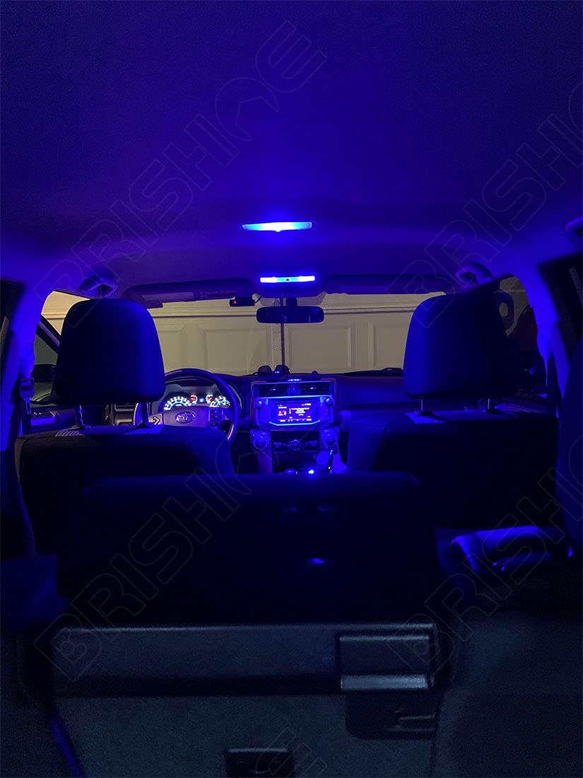 Brishine Blue Led Interior Light Kit For 2010-2020 2021 Toyota 4Runner Super Bright Interior Led Bulbs Package + License Plate L