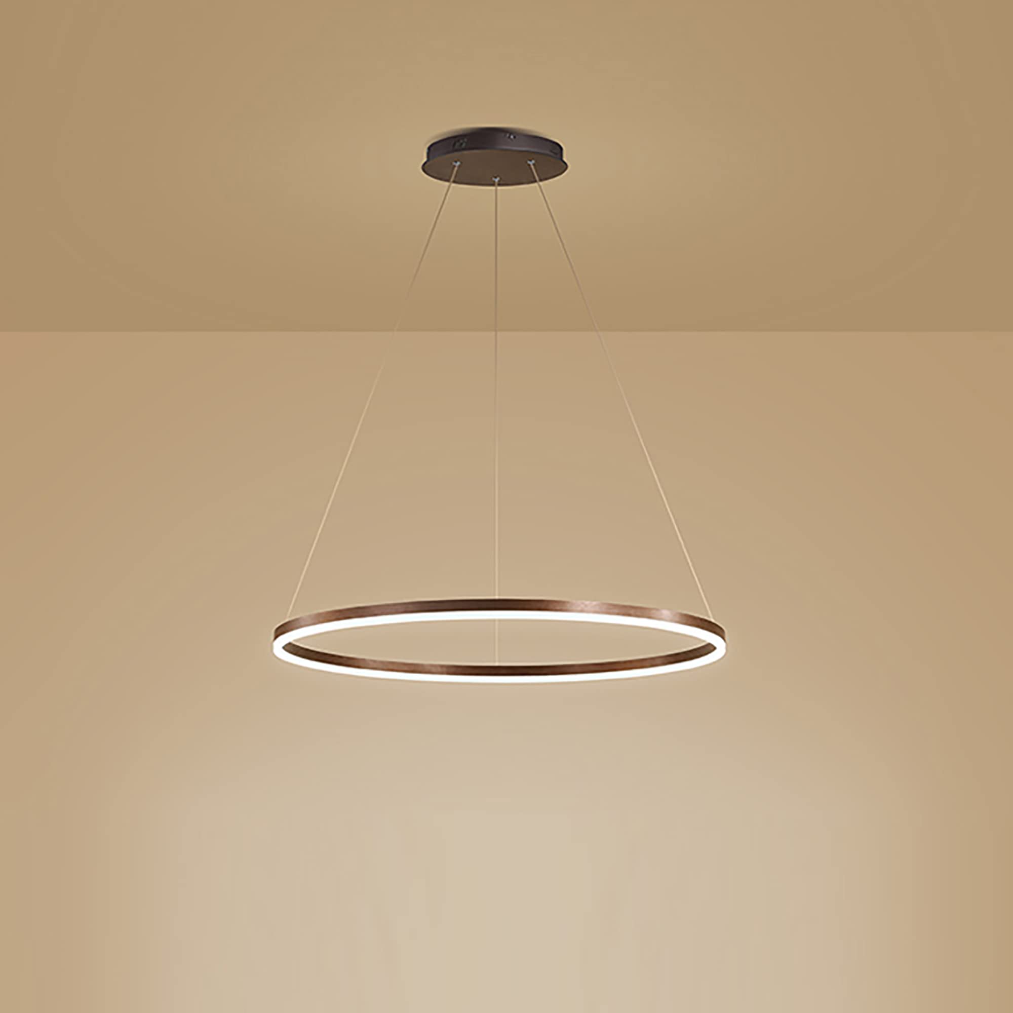 Lightinthebox 23.6&quot; Dimmable Led Ring Chandelier - Modern Minimalist Pendant Light For Living Room