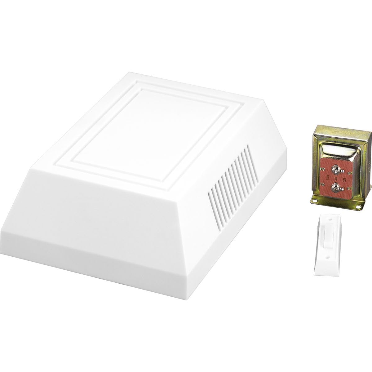 Progress Lighting Pc001-30 Traditional Door Chimes 1-Chime Kit With Transformer From Door Chimes Collection In White Finish,