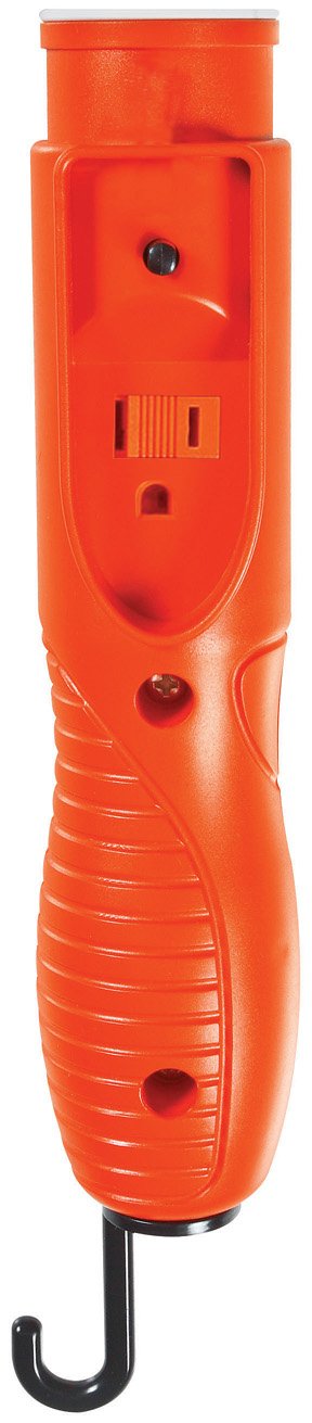 Woods 0336 Replacement Plastic Handle for Trouble Light; Orange