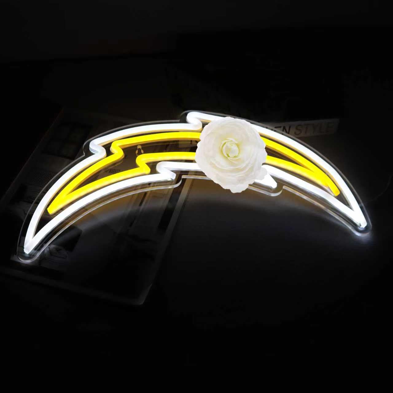 Acrossoce Football Neon Signs For Wall Decor  Football Team Dimmable Neon Sign Light  For Birthday Gifts  Rugby Fans Led Lights For Bedroom Man Cave  Bar Dorm Party Decorations Game Room Decor