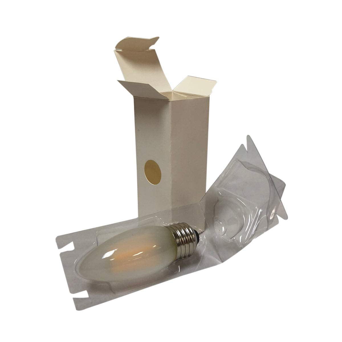 Royal Designs, Inc Lb-1501-6 Lb-1501-6 Vintage Dimmable Edison Light Bulb, C6/E26, Frosted, 6 Count